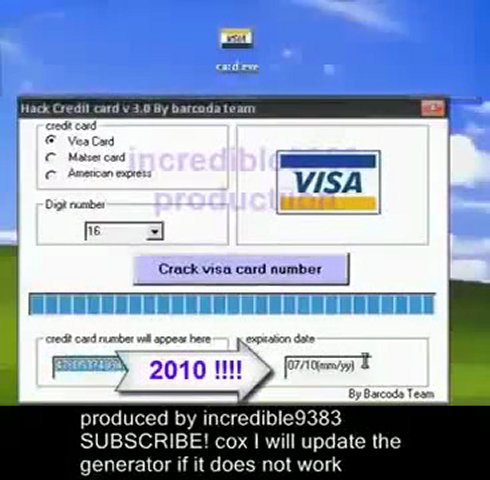 free credit card generator download